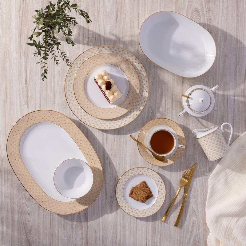 Trocadero Gold Set Of 4 Fruit Bowls, 5", 9 oz.