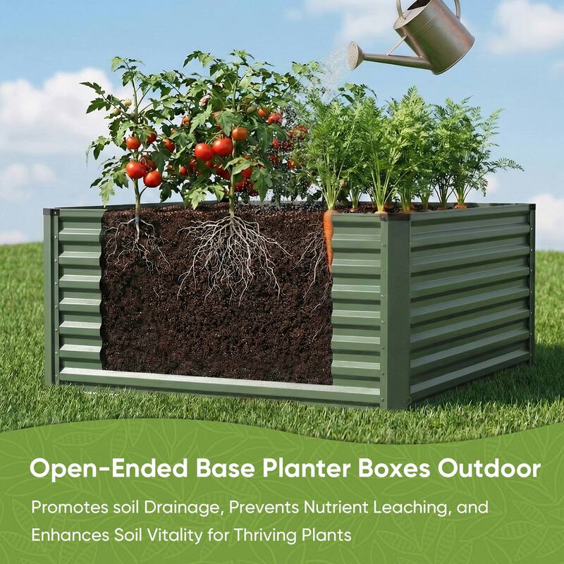 Pocassy Planter Box Outdoor Garden Bed Planter for Vegetables.