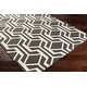 preview thumbnail 7 of 30, Pass Hand-Tufted Retro Geometric Wool Rug (7'6 x 9'6)