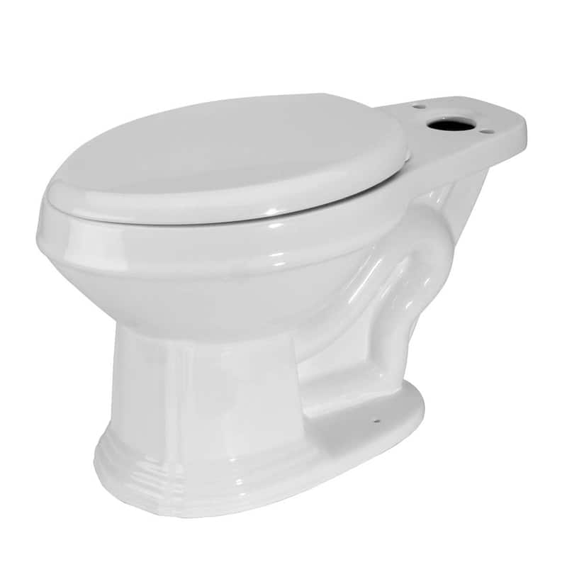 Troyt Corner 2-Piece 0.8 GPF/1.6 GPF WaterSense Dual Flush Round Toilet Bowl Only