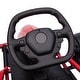 preview thumbnail 7 of 14, 24V Electric Drifting Go Kart for Kids, 8.1 MPH Ride-On Racing Toy with Safety Belt, Music, Horn & Slow Start, Ages 8-12