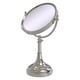 preview thumbnail 14 of 15, Allied Brass Height Adjustable 8 Inch Vanity Top Make-Up Mirror 3X Magnification