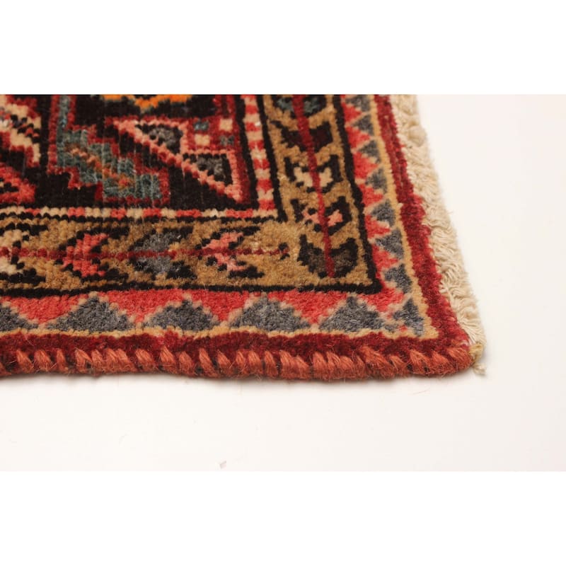 ECARPETGALLERY Hand-knotted Andelz Red Wool Rug - 5' 4" x 10' 7"