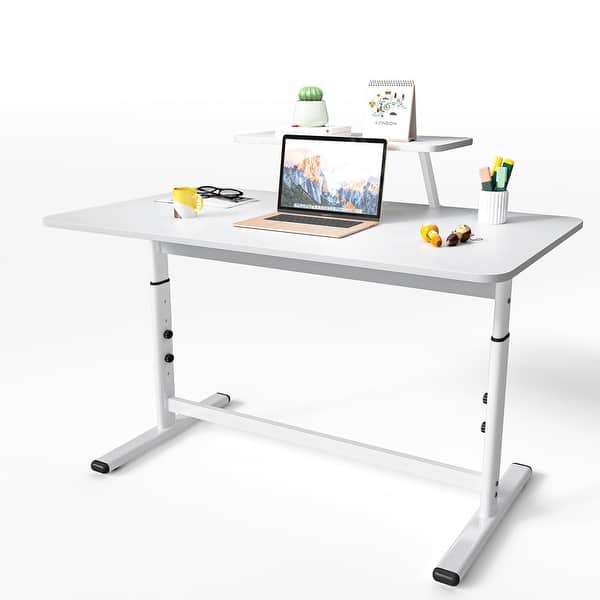 Computer Bath Desk Computer Desk with Monitor Stand - Bed Bath & Beyond - 42689341