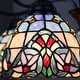 preview thumbnail 2 of 6, Tiffany-Style Victorian-Design 5-light Dark Bronze Pendant