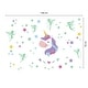 preview thumbnail 8 of 7, Walplus Magical Unicorn Glow In The Dark Fairies Nursery Wall Sticker