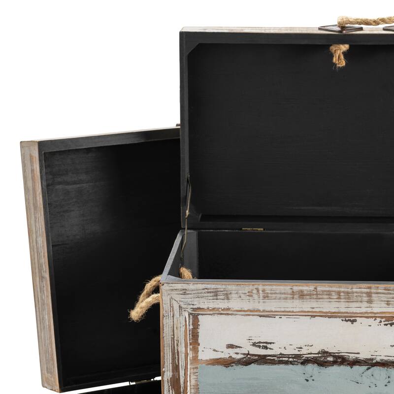 Nantucket Set of Three Trunks - 28.5x17x19.5, 24.5x14x14.75, 20.75x10.75x11.25