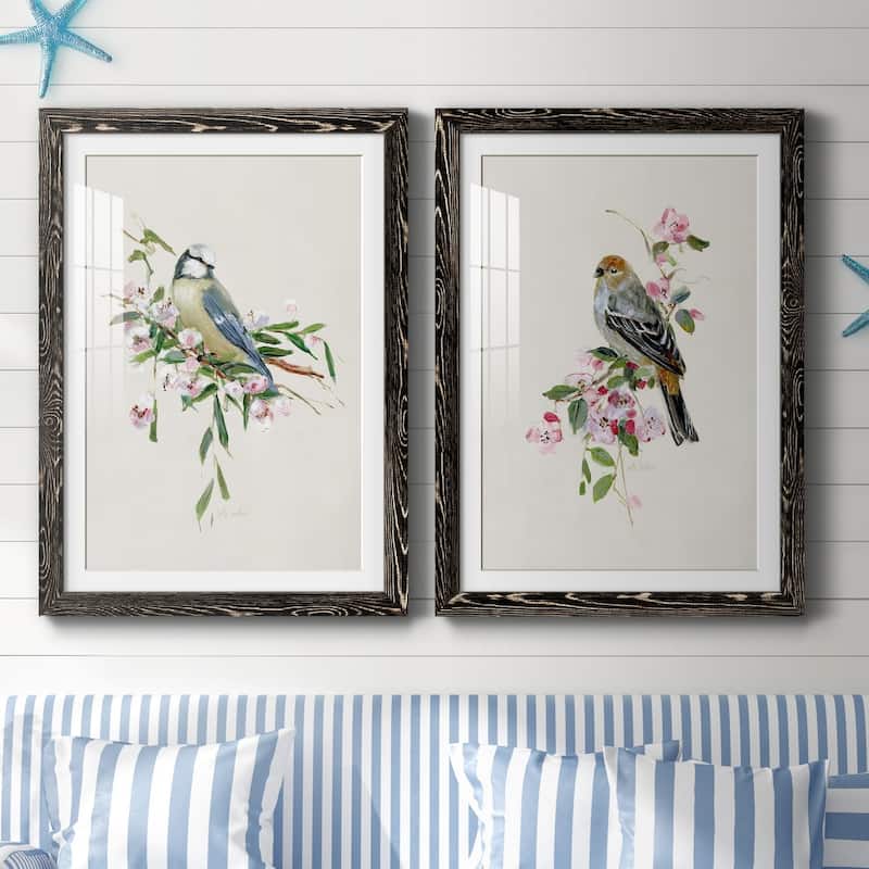 Spring Song Blue Bird-Premium Framed Print - Ready to Hang