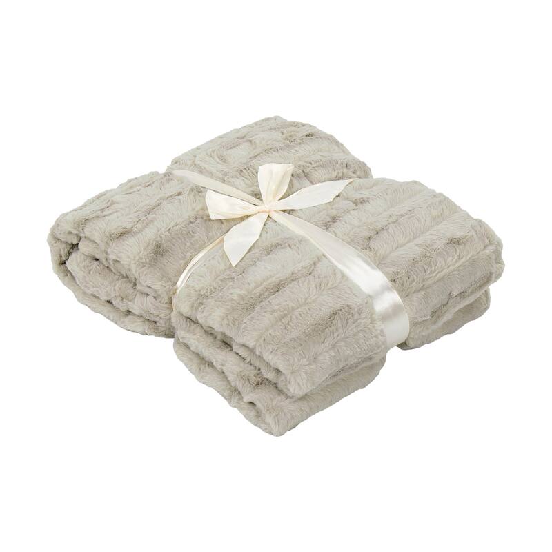 Derby Double Sided Fauxfur Throw