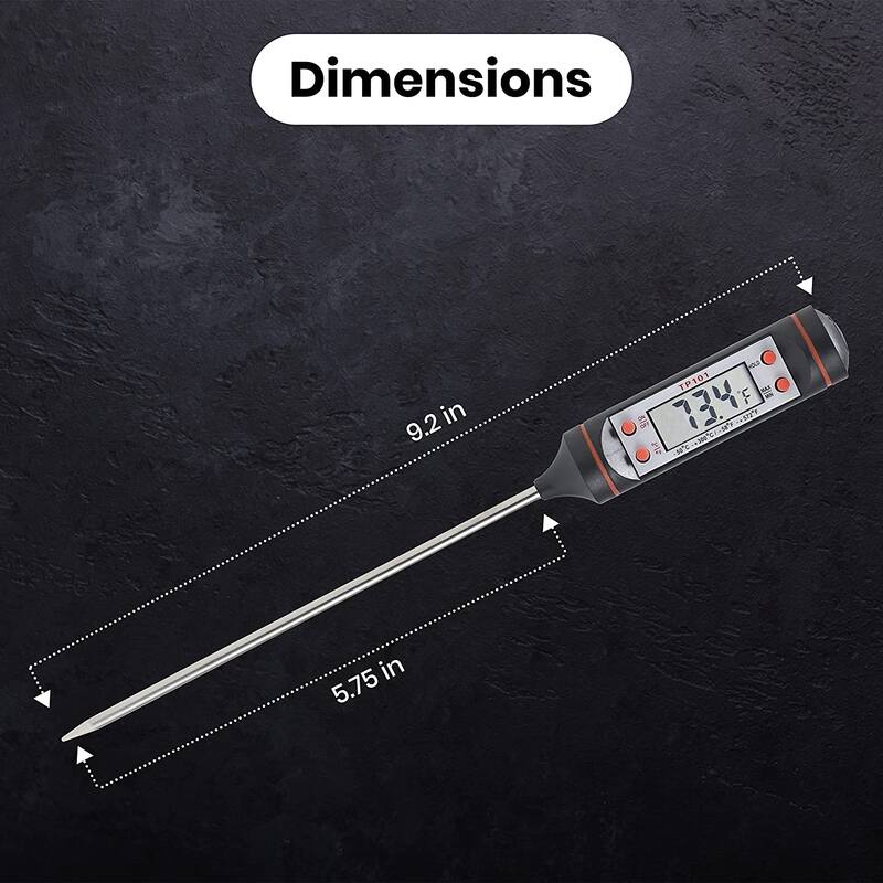 Cheer Collection Digital Meat Thermometer, Quick Read Cooking Thermometer for Grill
