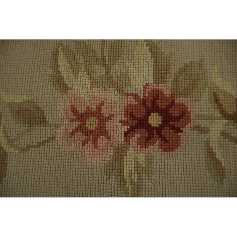 Hand Woven Oriental 100% Wool Carpet Traditional Floral Yellow & Gold Tapestries Area Rug - 12' 3'' X 8' 11''