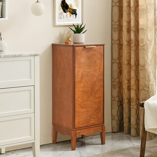 2-tier Bathroom Floor Cabinet Linen Cabinet Bookcase Medicine Cabinet ...