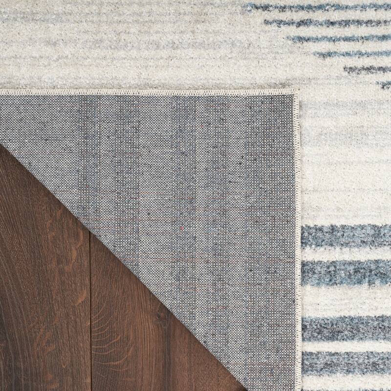 Nourison Astra Machine Washable Linear Area Rug