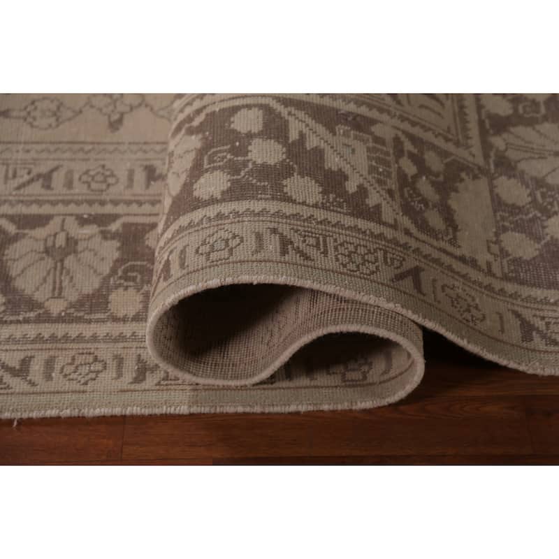 Traditional Tabriz Persian Vintage Area Rug Handmade Wool Carpet - 8'0"x 10'10"