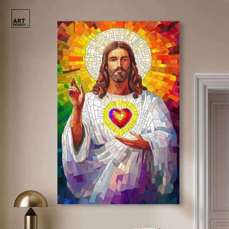 Blocks of Benediction I Canvas by Art Remedy, Gallery Wrapped