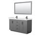 Option Dark Gray, Black Trim, White Cultured Marble Top