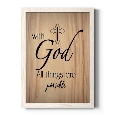 All Things Possible-Premium Framed Canvas - Ready to Hang