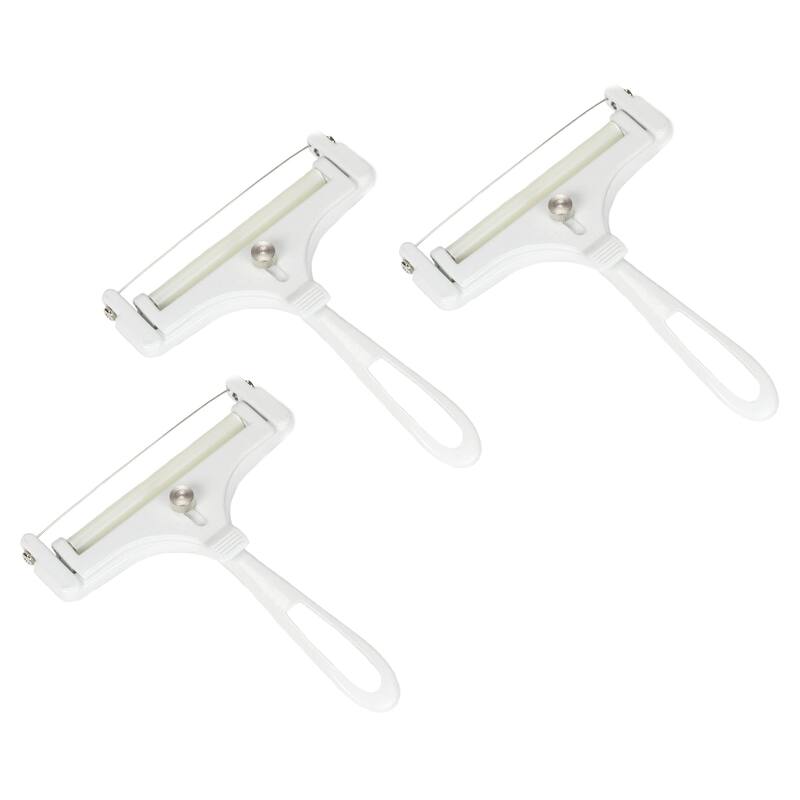 Chef Craft Stainless Steel Wire Adjustable Cheese Slicer - Easily Adjust To Desired Thickness
