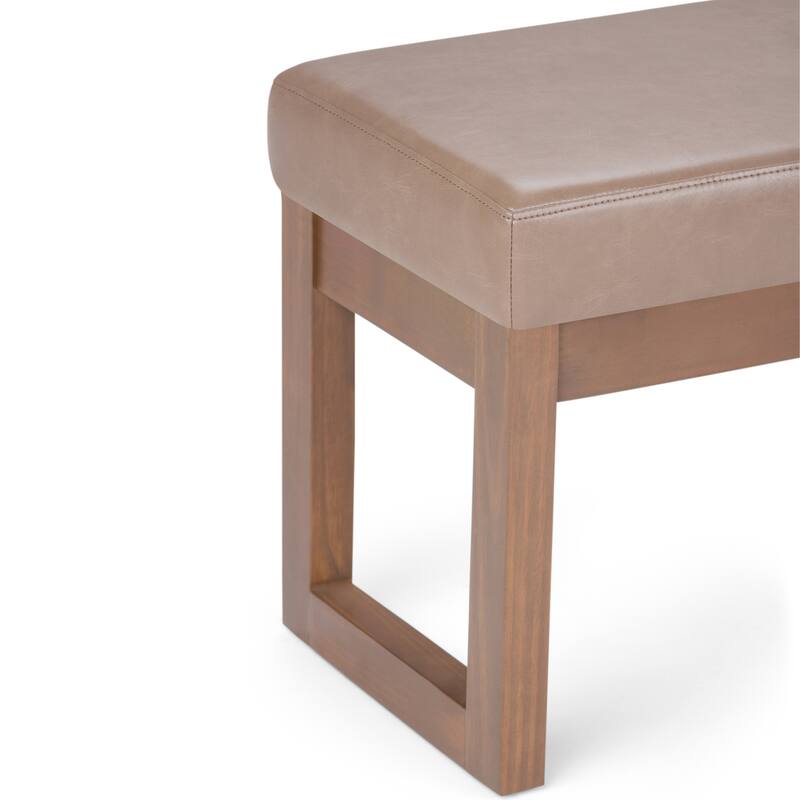 WYNDENHALL Madison 26 inch Wide Contemporary Rectangle Ottoman Bench