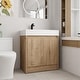 preview thumbnail 32 of 61, BNK 24/30/48/60 inch Freestanding Resin Sink Bathroom Vanity with Soft Close Door and Adjustable Shelf