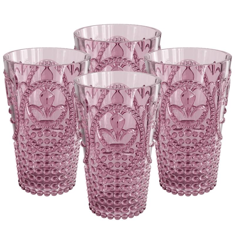 Elle Decor Set of 4 Acrylic Water Tumblers