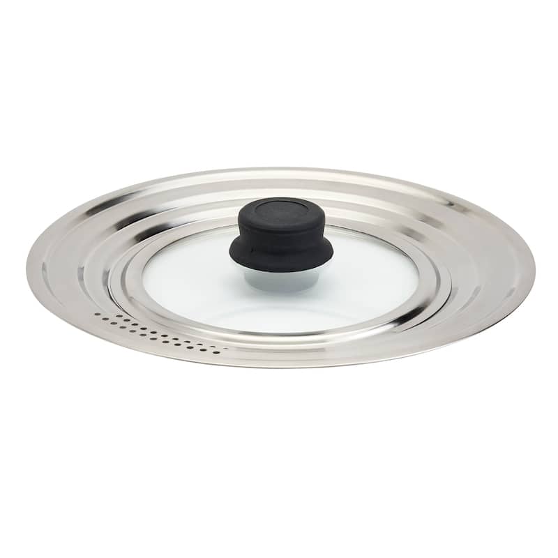 Denmark Tools for Cooks 12" Stainless Steel Glass Universal Lid Cover