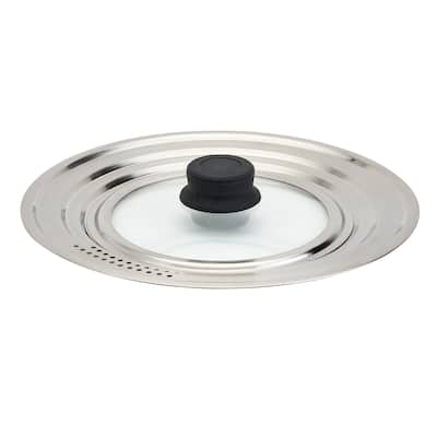Denmark Tools for Cooks 12" Stainless Steel Glass Universal Lid Cover