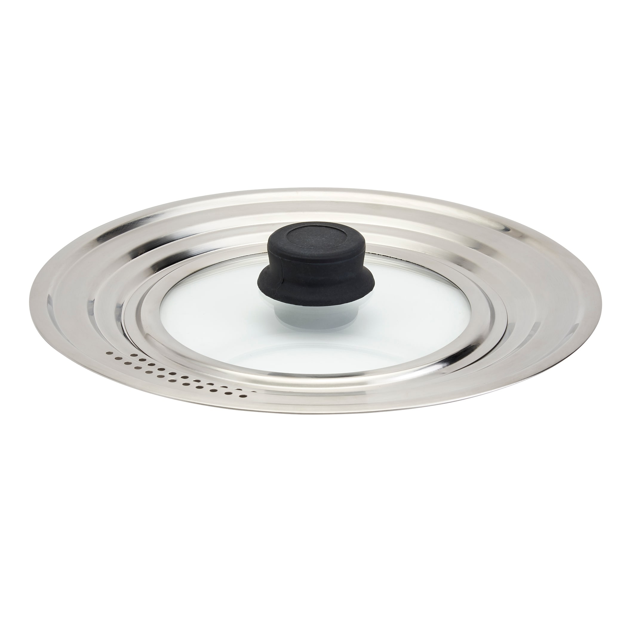 Denmark Tools for Cooks 12" Stainless Steel Glass Universal Lid Cover