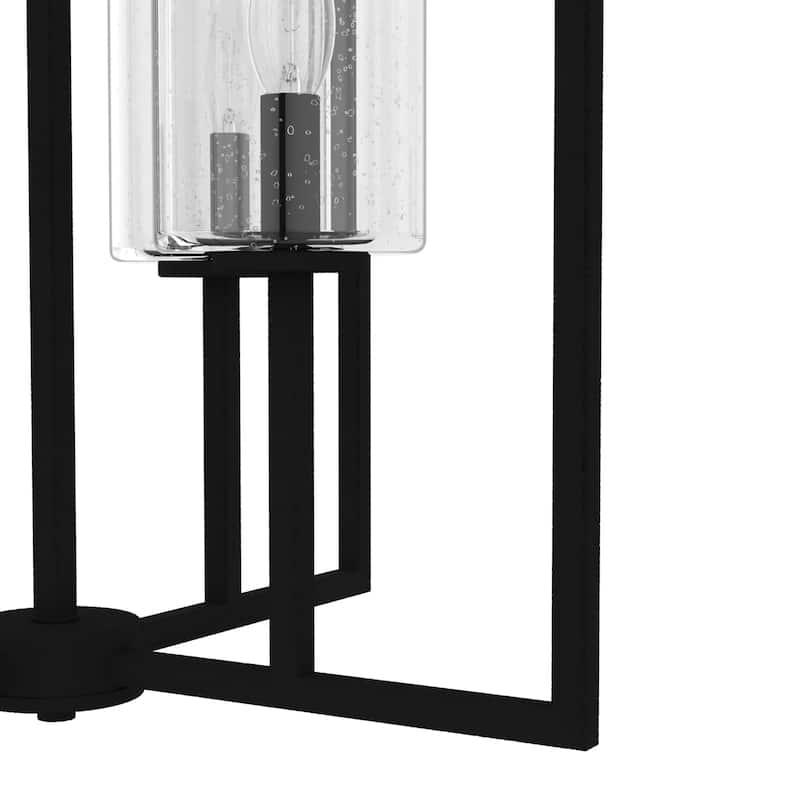 Hunter Kerrison Geometric Pendant - Seeded Glass - Square or Linear - Dining Room, Entry, Island - Contemporary, Industrial