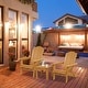 preview thumbnail 4 of 7, Folding Wooden Lounger Chair with Natural Finish for Patio Garden