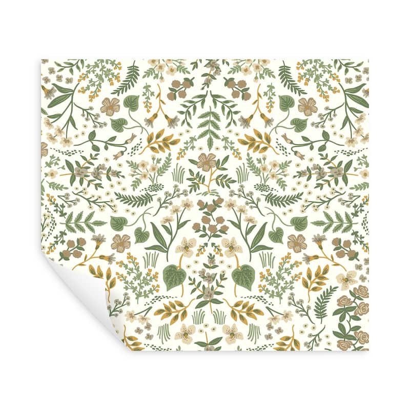 Rifle Paper Co. Wildwood Linen Peel and Stick Wallpaper