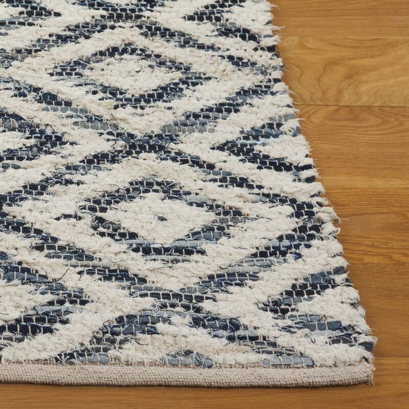 SAFAVIEH Handmade Natura Shaindel Transitional Denim Rug