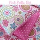 preview thumbnail 2 of 4, Cozy Line Mariah Pink Floral Girl Quilt Bedding Set