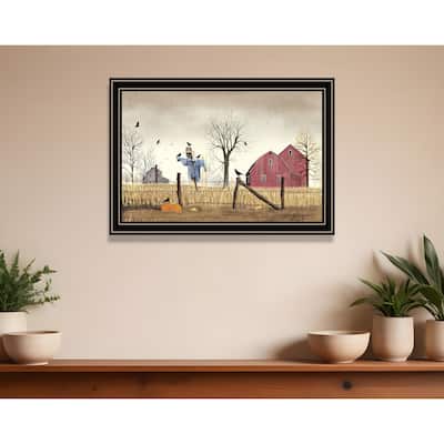 HomeRoots After the Harvest Black Framed Wall Art