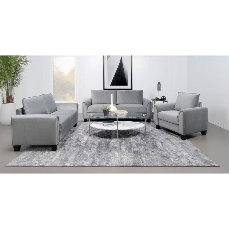 Dixon Grey Upholstered Accent Chair