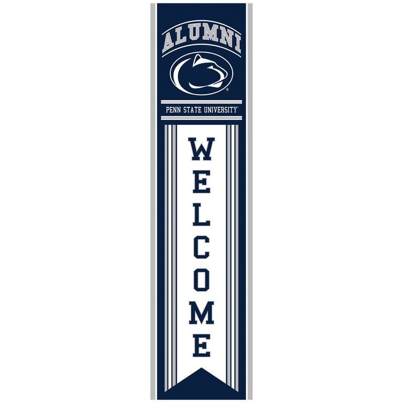 47" Porch Leaner Welcome Wall Sign, Pennsylvania State University - White