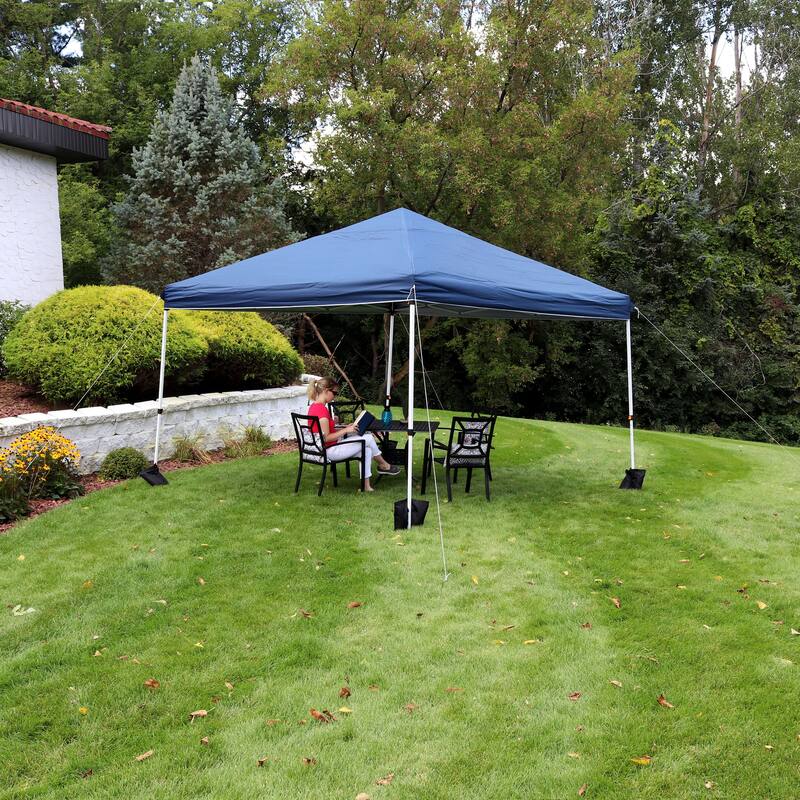 Sunnydaze Standard Pop-Up Canopy with Carry Bag and Sandbags