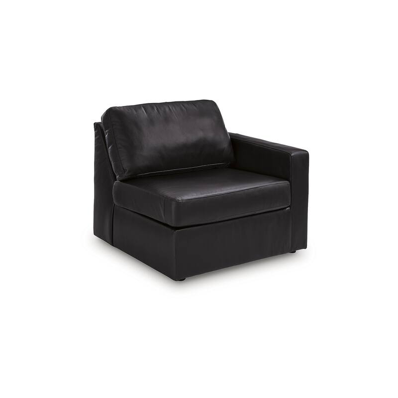 Signature Design by Ashley ModMax II Black 3-Piece Sectional Sofa - 108"W x 36"D x 38"H