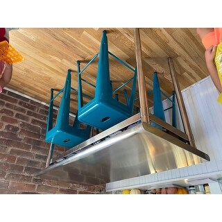 I Love Living 24-inch Peacock Counter Stools (Set of 2)