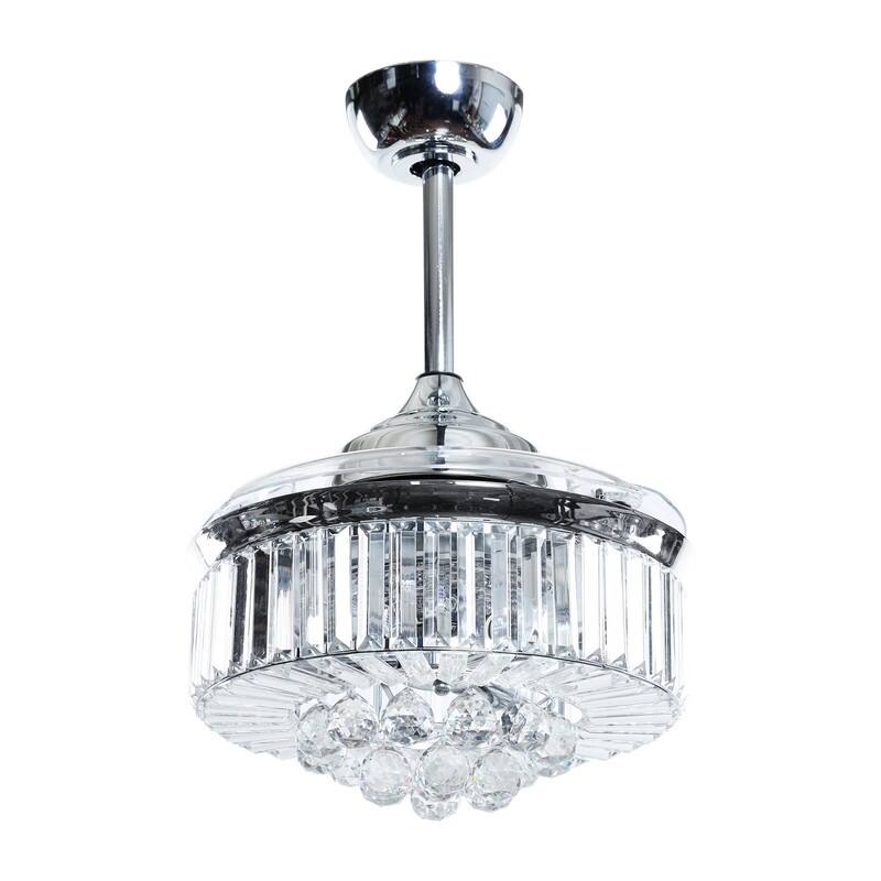 36-inch Chandelier Fan with Light and Remote Control