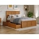 preview thumbnail 26 of 118, Madison Platform Bed with Matching Footboard with Storage Drawers Light Toffee - Full