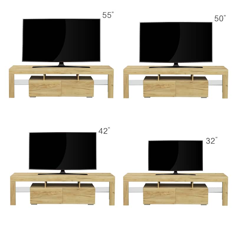 60-Inch Modern TV Stand with RGB light