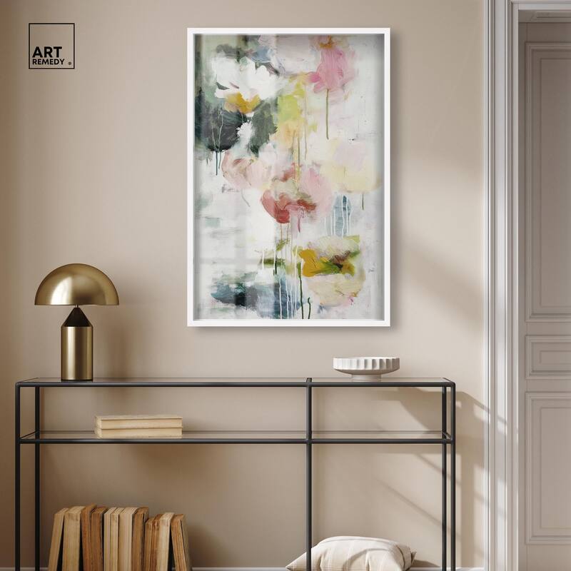 Dripping Colors III Shadowbox by Art Remedy