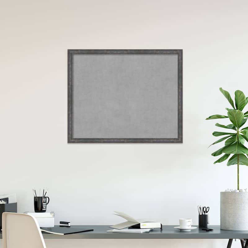 Amanti Art Angled Metallic Rainbow Framed Magnetic Board