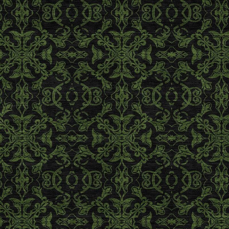 HomeRoots Medallion Transitional Rectangle Outdoor Rug