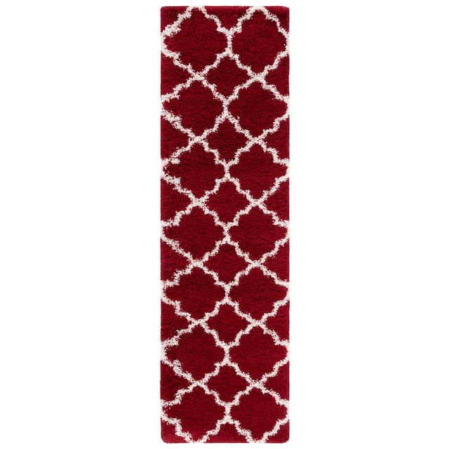 SAFAVIEH Hudson Shag Vitchka Glam Trellis 2-inch Area Rug
