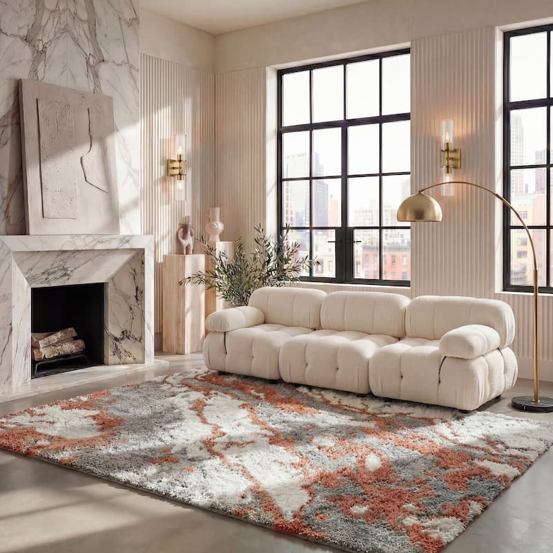 SAFAVIEH Horizon Shag Remona 2.6-inch Thick Rug