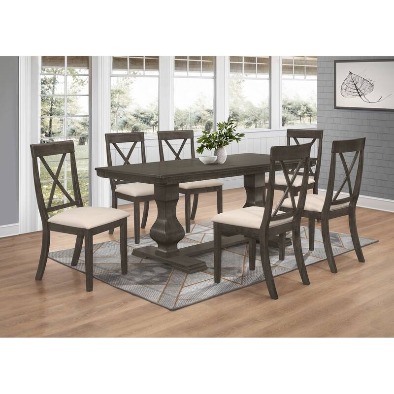 Damaris 7-pieces Dining Table and Chair