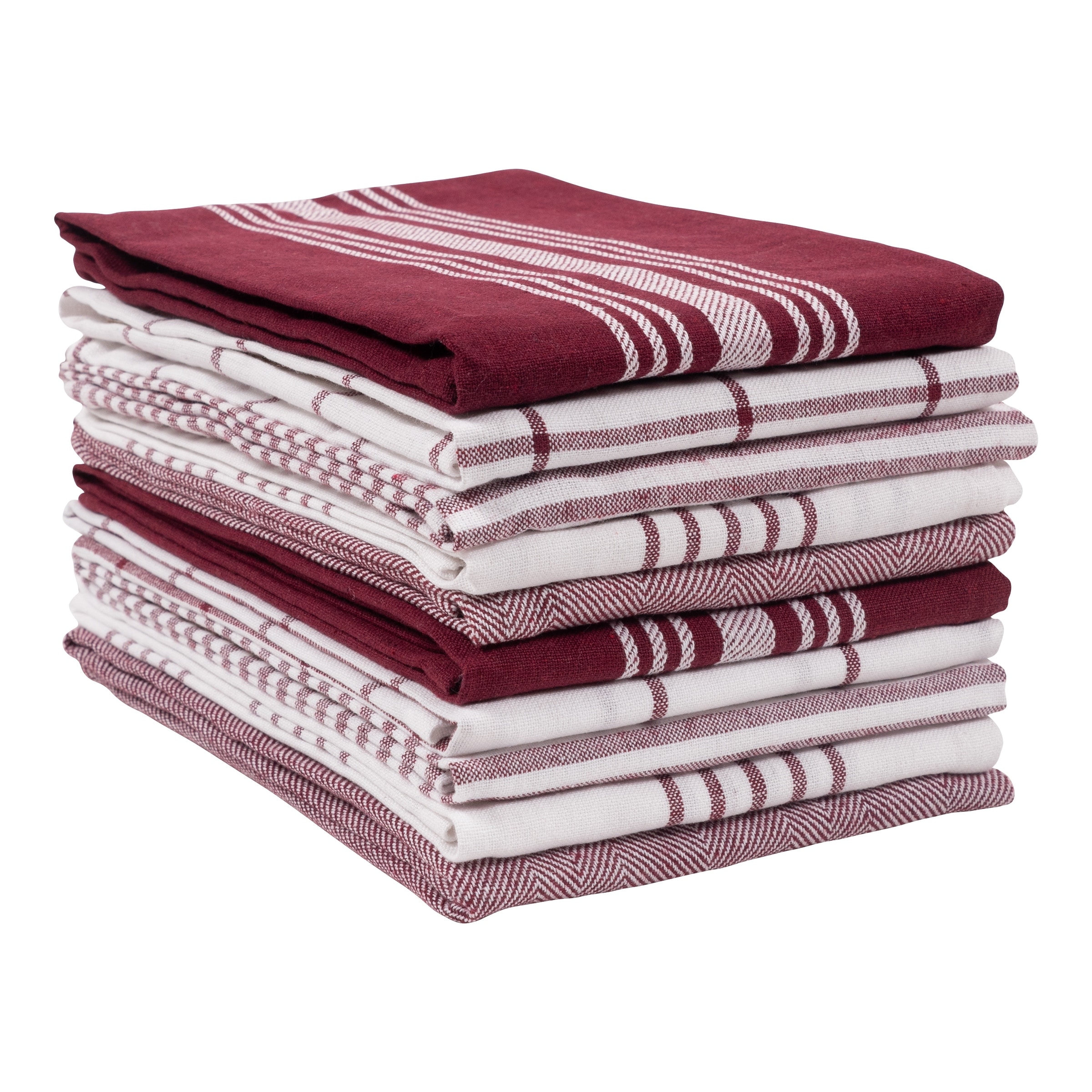 Soho Poly Cotton Kitchen Towels Set of 10 On Sale Bed Bath