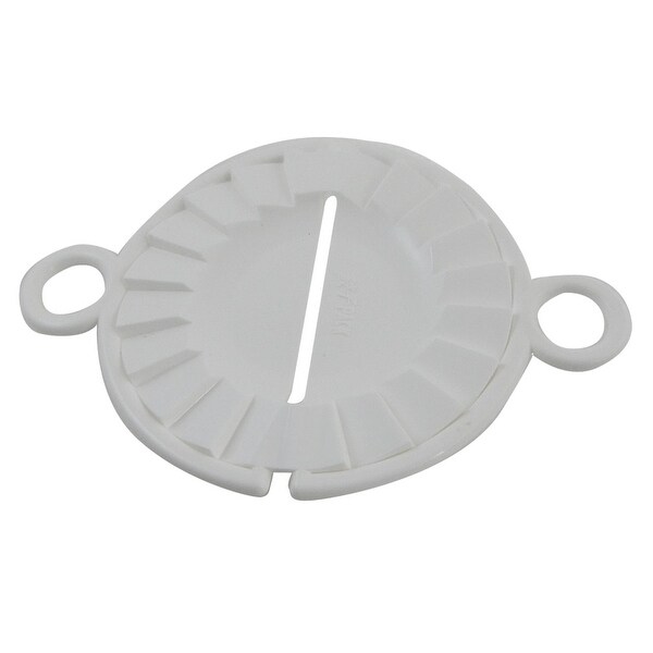 Dumpling Gyoza Calzone Pierogi Empanada Pastry Maker Mould Press - White - 6.2" x 3.9" x 0.28" (L*W*H). Opens flyout.
